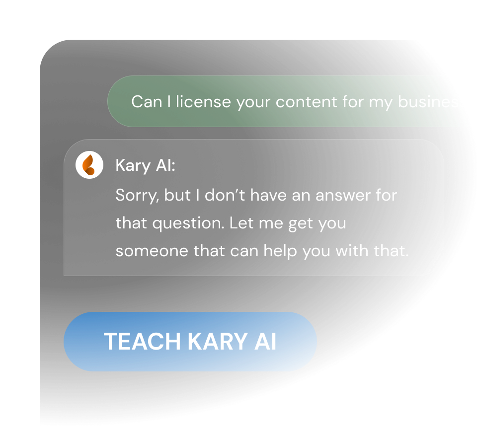 Real-time teaching on AI knowledge base